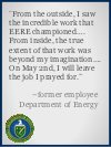 sample quote from former US Department of Energy