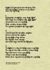tasting flight of Leonard Cohen limericks